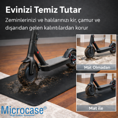 Microcase 2in1 Set Scooter Taşıma Çantası 140x55x40 CM + Zemin Koruyucu Scooter Matı AL5531