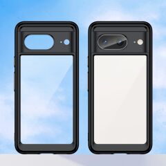 Microcase Google Pixel 8 Shield Serisi Darbeye Dayanıklı Yarı Esnek Plastik TPU Kılıf - AL8100