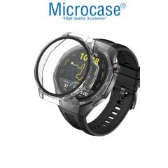 Microcase Huawei Watch GT 5 Pro  46mm için     Ekran Korumalı Sert Rubber Kılıf - AL3173