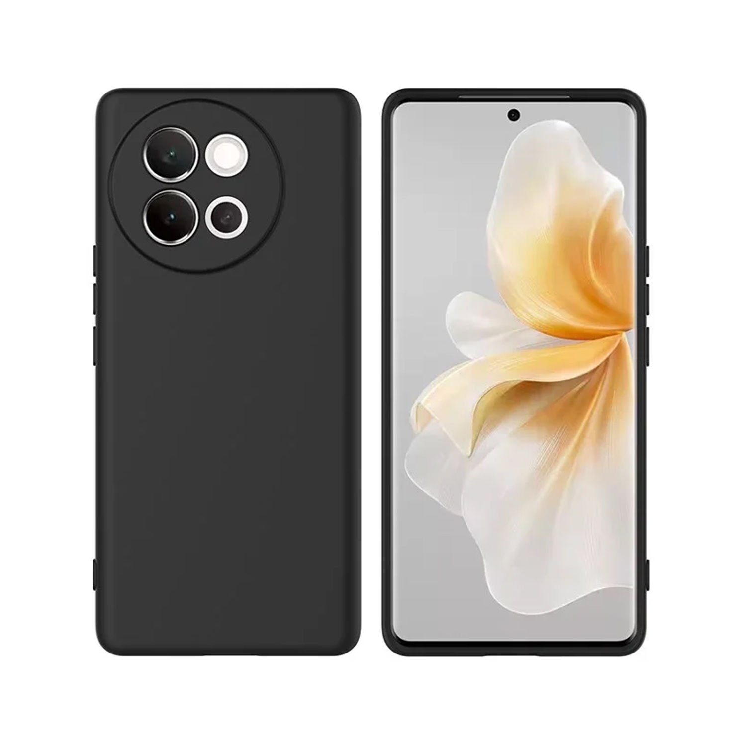 Microcase Vivo V40 Lite ile Uyumlu Campro Serisi Kamera Korumalı Silikon Kılıf - AL3427