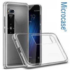 Microcase Meizu Pro 7 Plus İnce Silikon Kılıf+Tam Kaplayan Cam