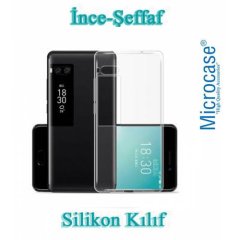 Microcase Meizu Pro 7 Plus İnce Silikon Kılıf+Tam Kaplayan Cam