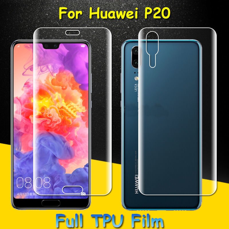 Huawei P20 Full Ön Arka Kaplama TPU Soft Koruma Filmi