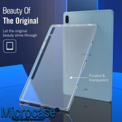 Microcase Samsung Galaxy Tab S9 Plus 12.4 inch Tablet TPU Silikon Kılıf - AL8103 Buzlu Şeffaf