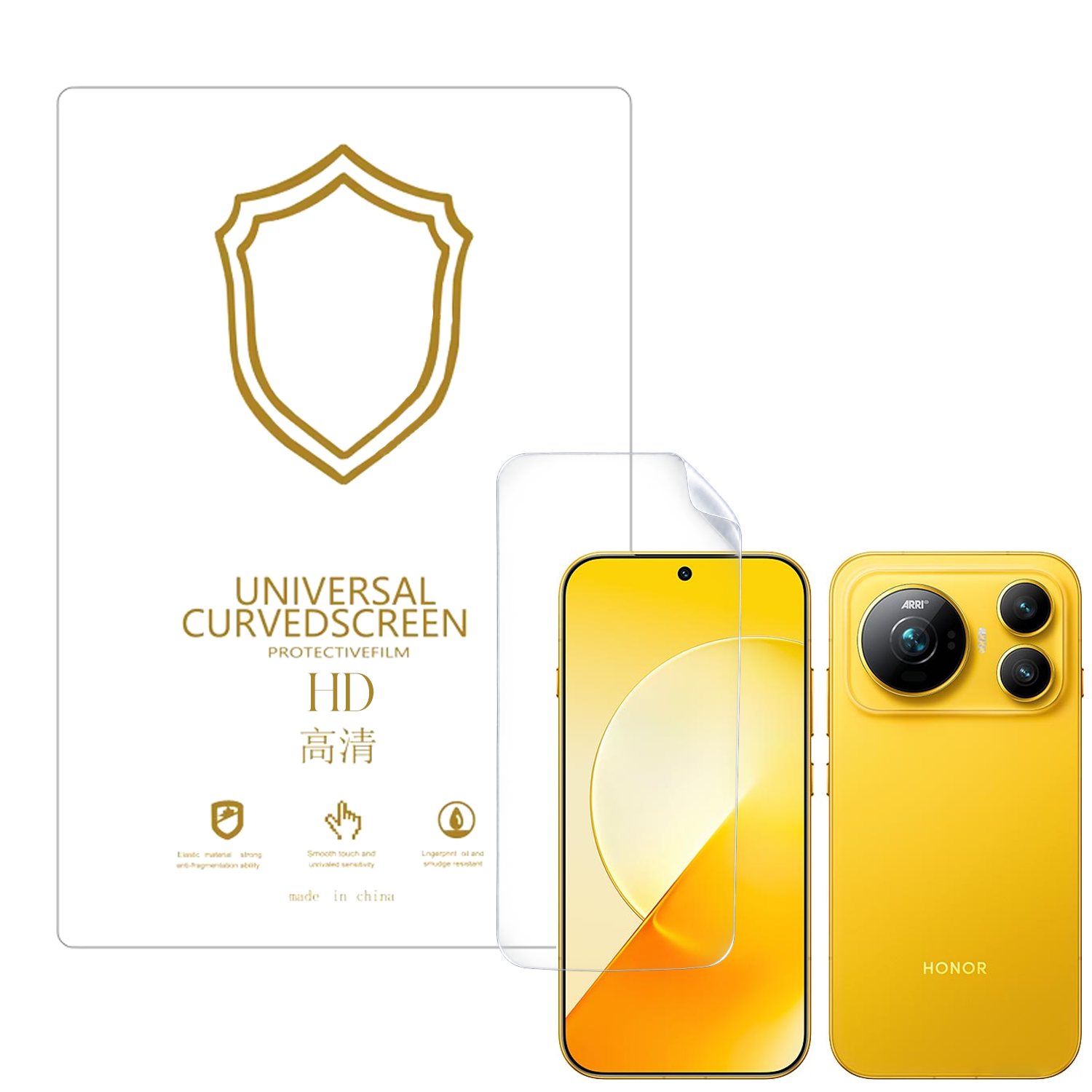 Microcase Honor Magic 9 ile Uyumlu Full Tpu Nano Ön Ekran Koruma Filmi - EKM101