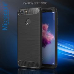 Microcase Huawei P Smart Brushed Silikon TPU Kılıf+Tam Kaplar