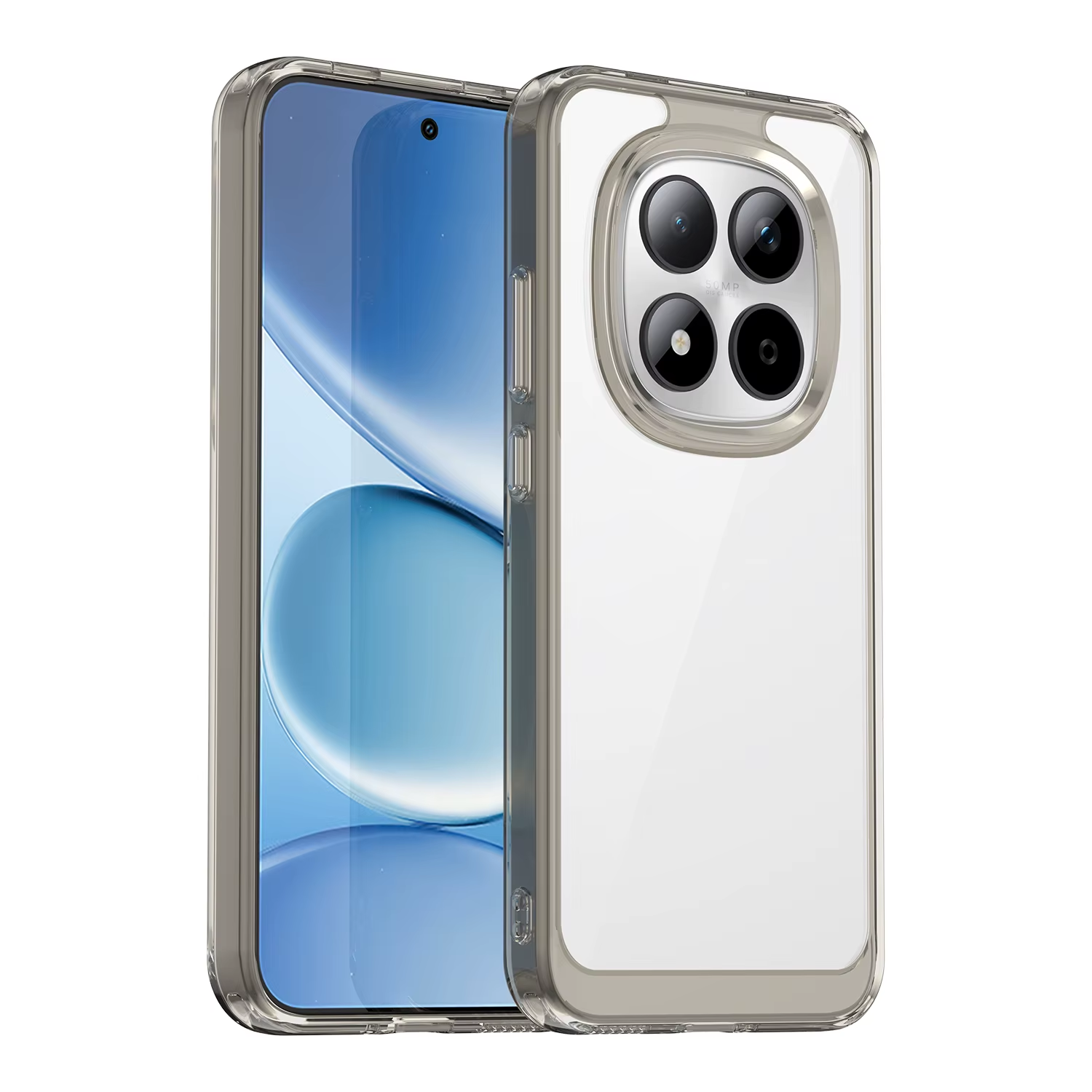 Microcase Xiaomi Redmi Note 15 Pro Plus Shield Serisi Darbeye Dayanıklı Yarı Esnek Plastik Tpu Kılıf - AL8100