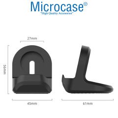Microcase Apple Watch Tüm Seriler ile Uyumlu Mini Silikon Şarj Standı - AL3569