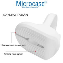 Microcase Apple Watch Tüm Seriler ile Uyumlu Mini Silikon Şarj Standı - AL3569