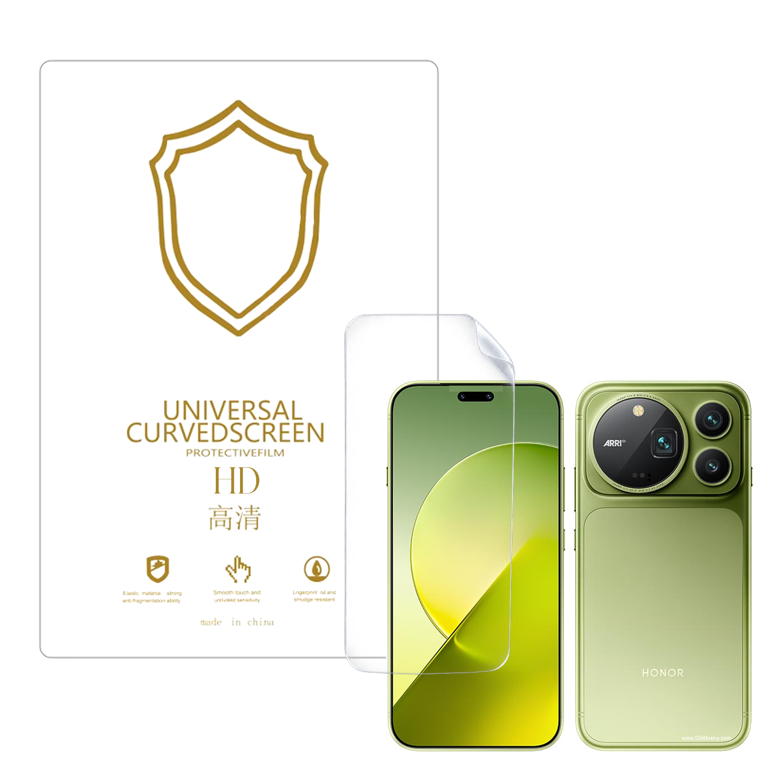 Microcase Honor Magic 9 Pro Max ile Uyumlu Full Tpu Nano Ön Ekran Koruma Filmi - EKM101