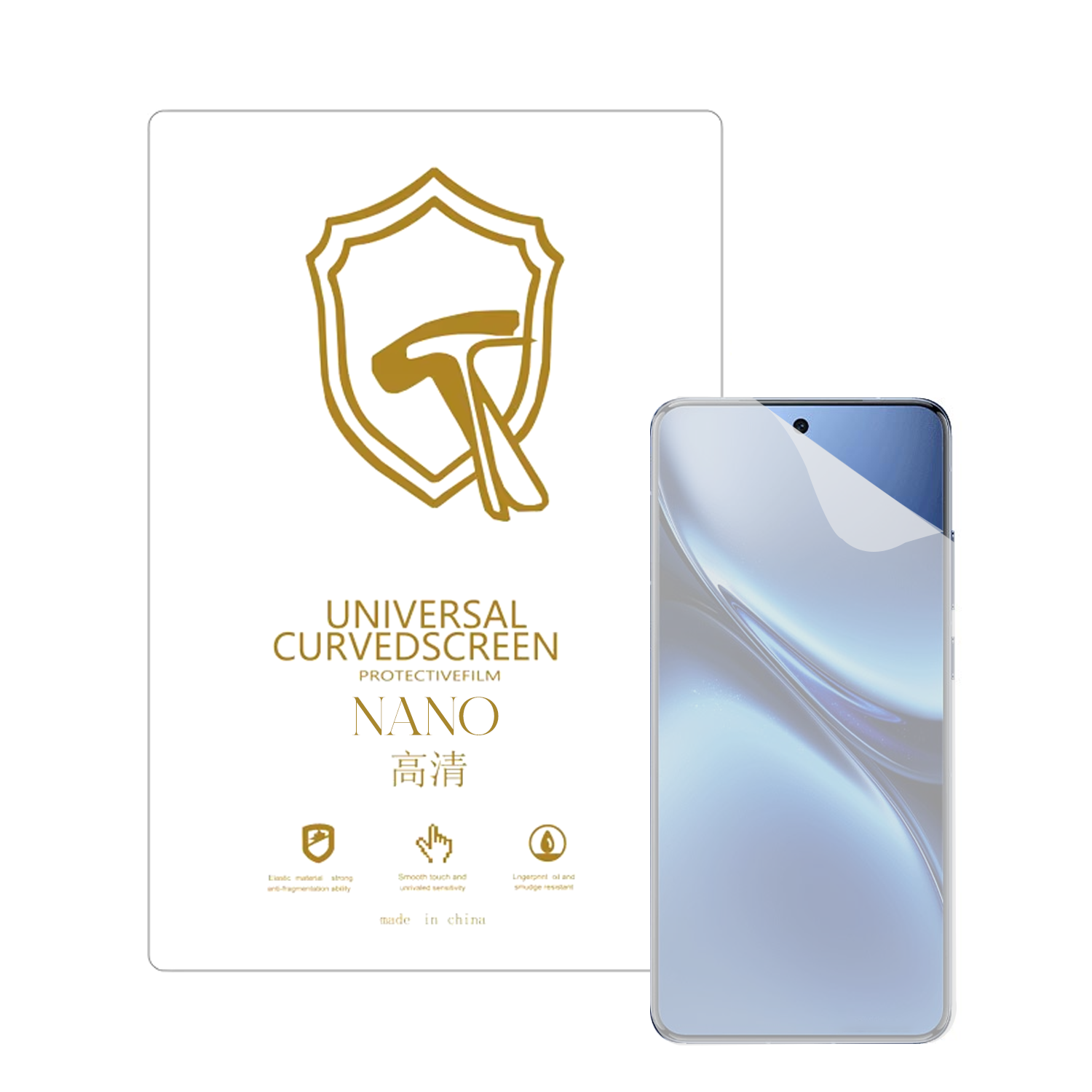 Microcase Vivo X200 Pro ile Uyumlu Full Tpu Nano Ön Ekran Koruma Filmi - EKM101
