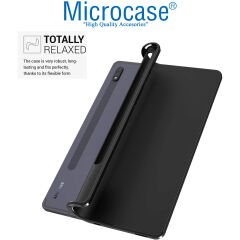 Microcase Samsung Galaxy Tab S9 Ultra 14.6 inch Tablet TPU Silikon Kılıf - AL8103 Buzlu Şeffaf