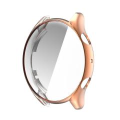 Microcase Amazfit GTR 3 Pro Önü Kapalı Tasarım Silikon Kılıf - Rose Gold