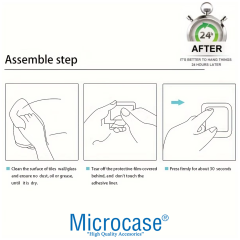 Microcase Yapışkanlı Paslanmaz Çelik Banyo Mutfak Eşya Havlu Vb Metal Askılık - AL5180 2 ADET