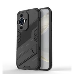 Microcase  Huawei Nova 12S /Nova 11   Matrix Serisi Armor Standlı Perfect Koruma Kılıf - Siyah Al3416