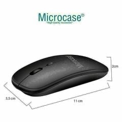 Microcase Huawei Matepad 11.5 S 2026 Tablet için Türkçe Bluetooth Klavye+Mouse+Tablet Standı-Siyah AL8126