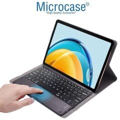 Microcase Honor Pad V9 Tablet için Bluetooth Touchpad Klavye + Standlı Kılıf - BKK5