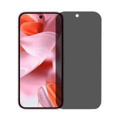 Microcase Google Pixel 9 / 9 Pro Tam Kaplayan Çerçeveli Mat Cam Koruma - AL3124