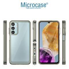 Microcase Samsung Galaxy M15 5G Shield Serisi Darbeye Dayanıklı Yarı Esnek Plastik Tpu Kılıf - AL8100