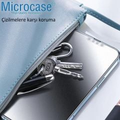 Microcase Iphone 16 Tam Kaplayan Çerçeveli Mat Cam Koruma - AL3124