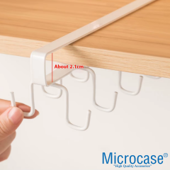 Microcase Dolap Raf Altı Bardak Ve Mutfak Eşyası Askılığı Düzenleyici AL5342