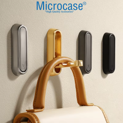 Microcase Çinko Kaplama Bas Açıl Pratik Askılık Anahtar Şapka Eşya Havlu vb Askılık - AL5182 2 ADET