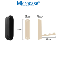 Microcase Çinko Kaplama Bas Açıl Pratik Askılık Anahtar Şapka Eşya Havlu vb Askılık - AL5182 2 ADET