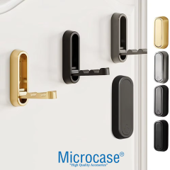 Microcase Çinko Kaplama Bas Açıl Pratik Askılık Anahtar Şapka Eşya Havlu vb Askılık - AL5182 2 ADET