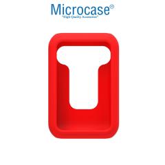 Microcase Oppo Watch Free Önü Açık Tasarım Silikon Kılıf - Kırmızı
