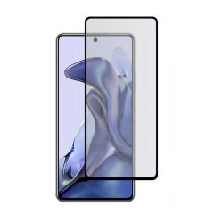 Microcase Xiaomi 11T - 11T Pro Tam Kaplayan Çerçeveli Mat Cam Koruma - AL3124