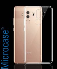 Microcase Huawei MATE 10 Pro İnce Silikon Kılıf + Tam Kaplama Cam