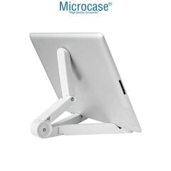 Microcase Samsung Active 4 Pro / Active 5 Pro 10.1'' ile Uyumlu Tablet Çanta+Türkçe Bluetooth Klavye +Mouse+ Standı - Pembe AL4382