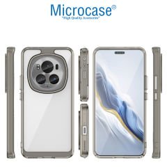Microcase Honor Magic 6 Pro 5G  Shield Serisi Darbeye Dayanıklı Yarı Esnek Plastik Tpu Kılıf - AL8100