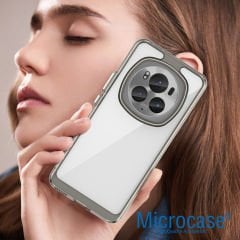 Microcase Honor Magic 6 Pro 5G  Shield Serisi Darbeye Dayanıklı Yarı Esnek Plastik Tpu Kılıf - AL8100