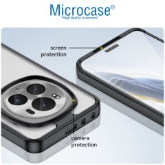 Microcase Honor Magic 6 Pro 5G  Shield Serisi Darbeye Dayanıklı Yarı Esnek Plastik Tpu Kılıf - AL8100