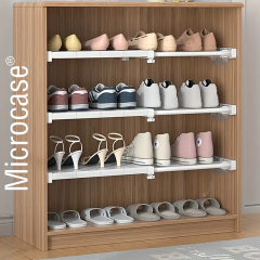 Microcase Uzunluk Ayarlamalı Dolap içi Raf 24X30-35 cm 2 Adet AL5349