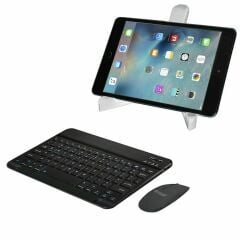 Microcase Apple iPad Air 13 2026 ile uyumlu Tablet Çanta + Bluetooth Klavye + Mouse + Tablet Standı - AL8112