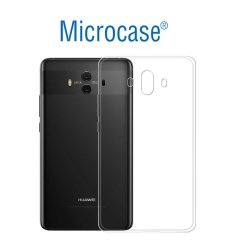 Microcase Hauwei MATE 10 İnce Silikon Kılıf + Tam Kaplayan Cam