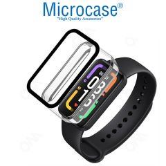 Microcase Xiaomi Redmi Smart Band Pro Ekran Korumalı Sert Rubber Kılıf - AL3173
