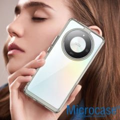 Microcase Huaweı Honor X9B 5G/Magic 6 Lite/Honor X50/X50 Pro /X50 GT  Shield Serisi Darbeye Dayanıklı Yarı Esnek Plastik Tpu Kılıf - AL8100
