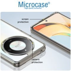 Microcase Huaweı Honor X9B 5G/Magic 6 Lite/Honor X50/X50 Pro /X50 GT  Shield Serisi Darbeye Dayanıklı Yarı Esnek Plastik Tpu Kılıf - AL8100