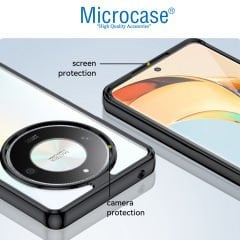Microcase Huaweı Honor X9B 5G/Magic 6 Lite/Honor X50/X50 Pro /X50 GT  Shield Serisi Darbeye Dayanıklı Yarı Esnek Plastik Tpu Kılıf - AL8100