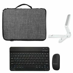 Microcase Xiaomi Redmi Pad 10.61 Tablet Tablet Çanta + Bluetooth Klavye + Mouse + Tablet Standı - AL8112