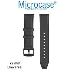 Microcase Xiaomi Mi Watch Lite için Tokalı Deri Kordon Kayış - KY87