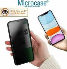 Microcase Iphone 16 Pro Max Privacy Gizlilik Filtreli Tam Kaplayan Tempered Cam - AL3125