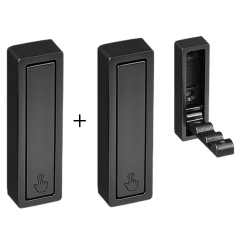 Microcase Çinko Kaplama Bas Açıl Pratik Askılık Anahtar Şapka Eşya Havlu vb Askılık - AL5181 2 ADET