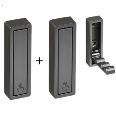 Microcase Çinko Kaplama Bas Açıl Pratik Askılık Anahtar Şapka Eşya Havlu vb Askılık - AL5181 2 ADET