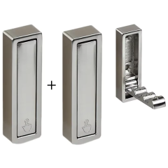 Microcase Çinko Kaplama Bas Açıl Pratik Askılık Anahtar Şapka Eşya Havlu vb Askılık - AL5181 2 ADET