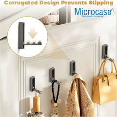 Microcase Çinko Kaplama Bas Açıl Pratik Askılık Anahtar Şapka Eşya Havlu vb Askılık - AL5181 2 ADET