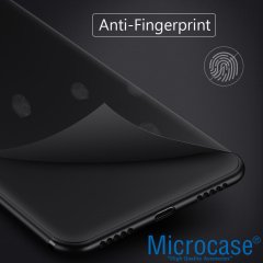Microcase Meizu 16s Pro Elektrocase Serisi Silikon Kılıf + Tam Kaplayan Çerçeveli Cam - Siyah